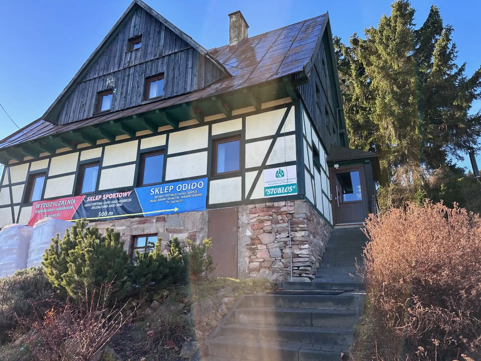 Wynajem całego obiektu – Stokłos, Zieleniec